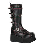 TRASHVILLE-510 Black Platform Boots