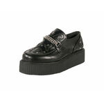 V-CREEPER-509 Black PU Creepers