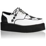 V-CREEPER-510 White/Black Creepers