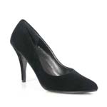 VANITY-420 Black Velvet Pump
