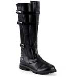 WALKER-130 Black Knee Boots