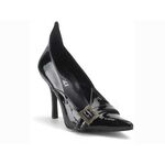 WITCH-02 Black Patent Stilettos