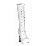 ELECTRA-2020 White Patent Boots