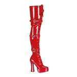 ELECTRA-3028 Red Patent Boots