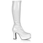EXOTICA-2000 White Stretch Boots