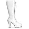 EXOTICA-2020 White Patent Boots
