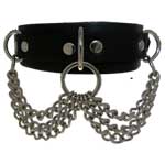 Leather Choker 4C
