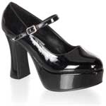 MARYJANE-50 Black Platform Shoes