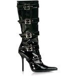 MILAN-2015 Black Buckle Boots