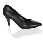 PUMP-420 Black PU Pumps
