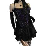 Tabatha Gothic Corset Satin Panel (P)