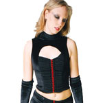 Vira Rouched Panel Top