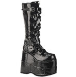 STACK-308 Black Patent Platforms
