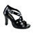 GLAM-44 Black Skull Heels view 1