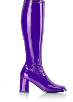 GOGO-300 Purple Gogo Boots - Costume Shoes and Boots