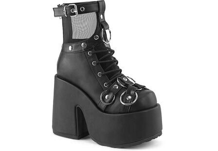 CAMEL-52 Chunky Heel Platform Boots