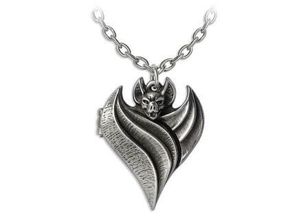 Darken Heart - Bat Locket Necklace