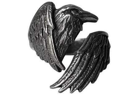Made of the Night  - Black Raven Ring