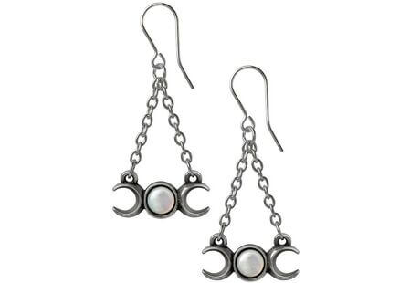 Wiccan Moon Earrings